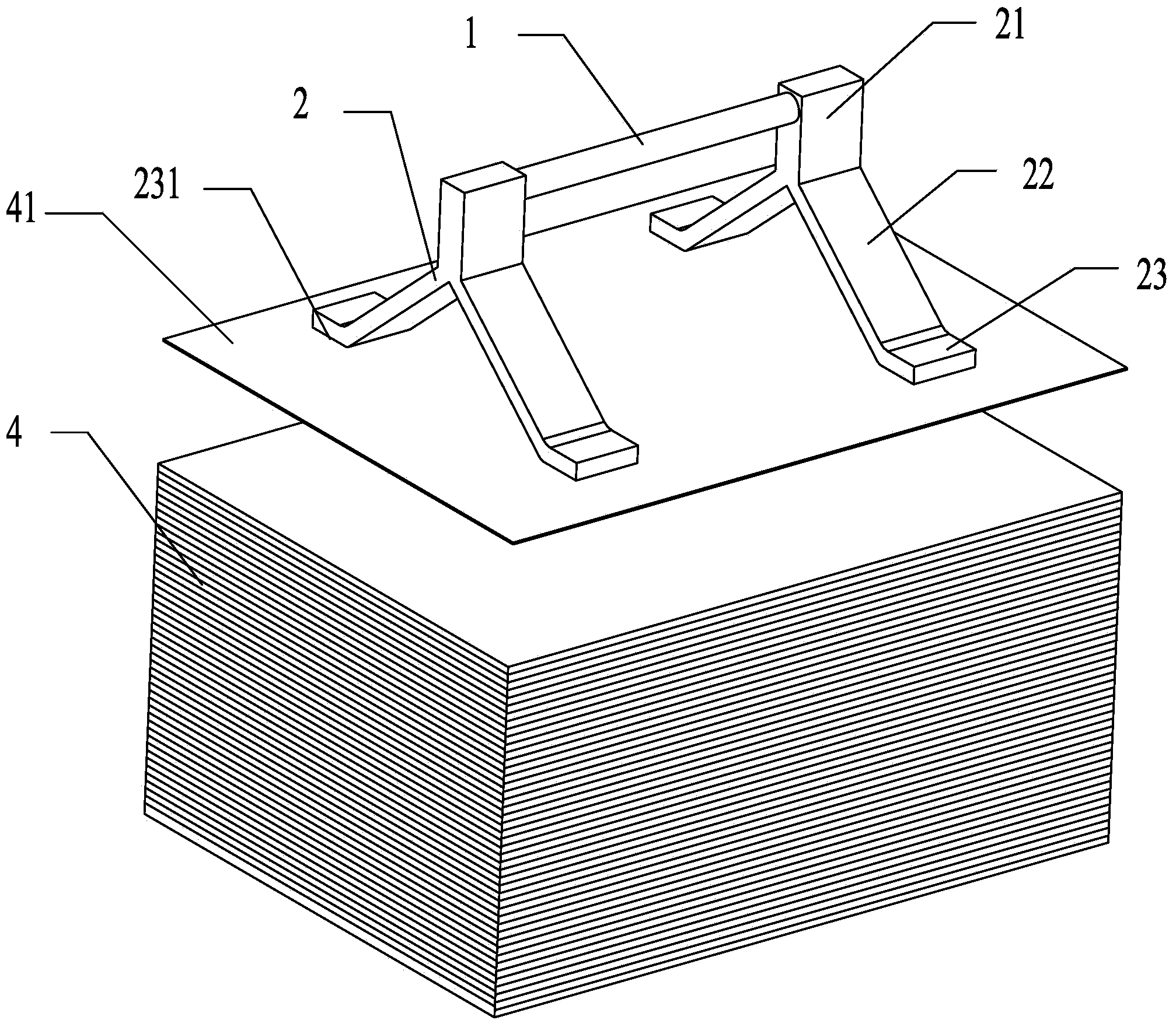 Cloth separation device