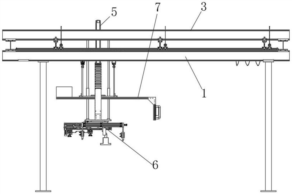 Cast steel supporting roller and preparation method thereof