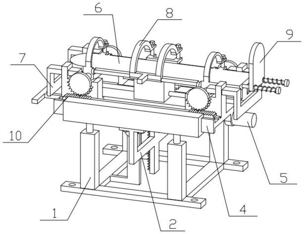 Trunk fixing device for radiotherapy department treatment