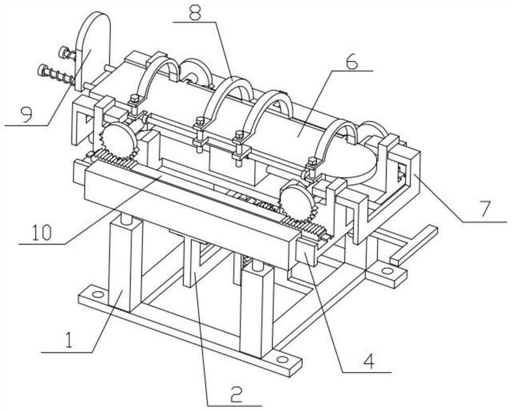 Trunk fixing device for radiotherapy department treatment