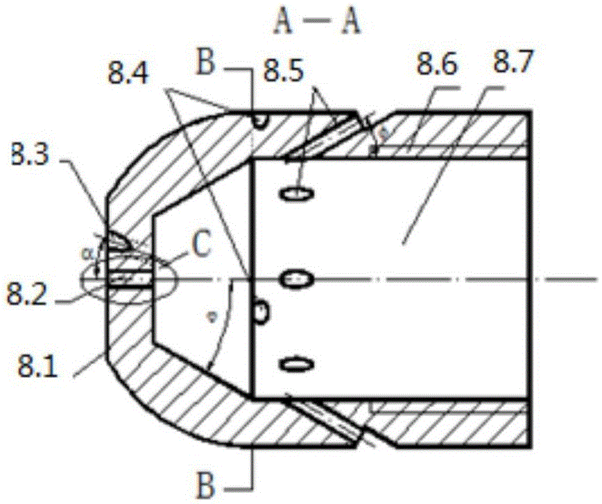 Hole-flushing method for gas extraction drilled hole under coal mine