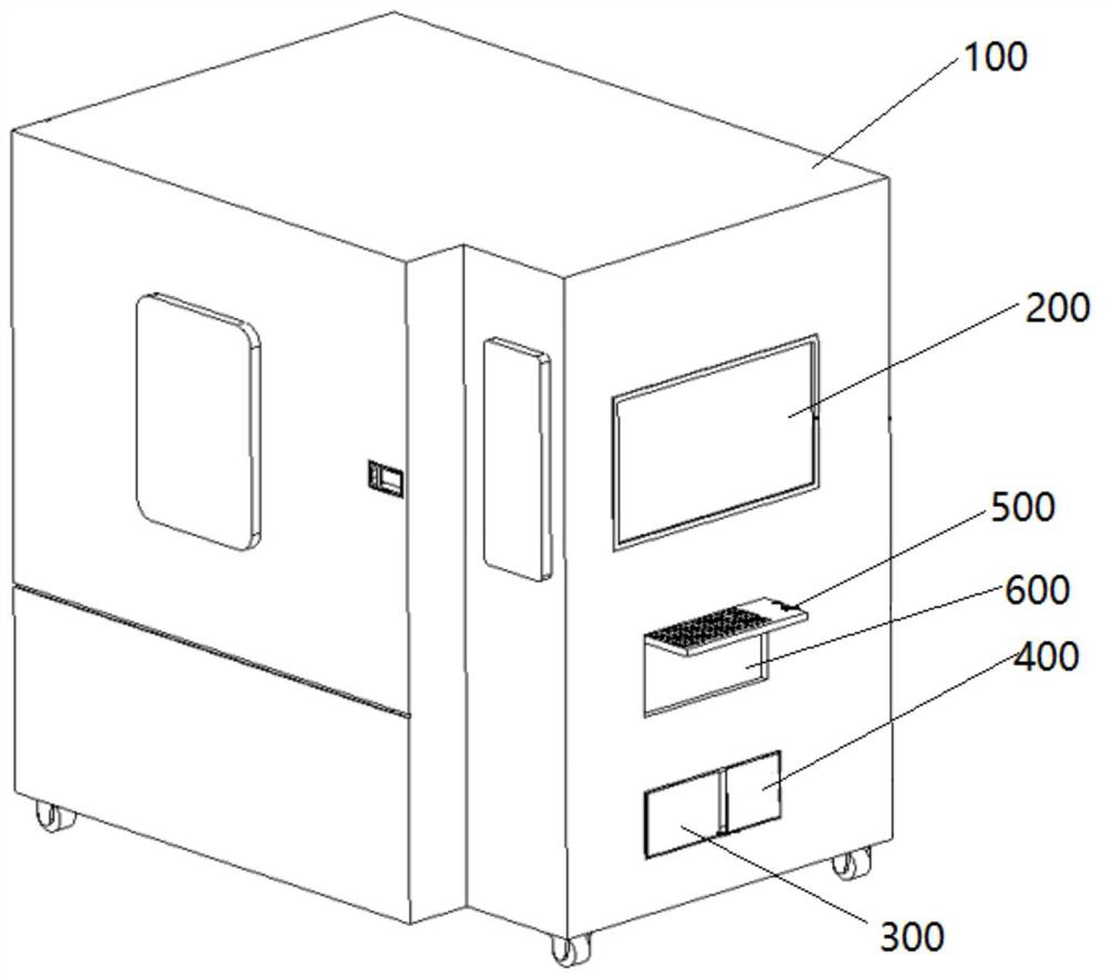 Environmental test box and environmental test system