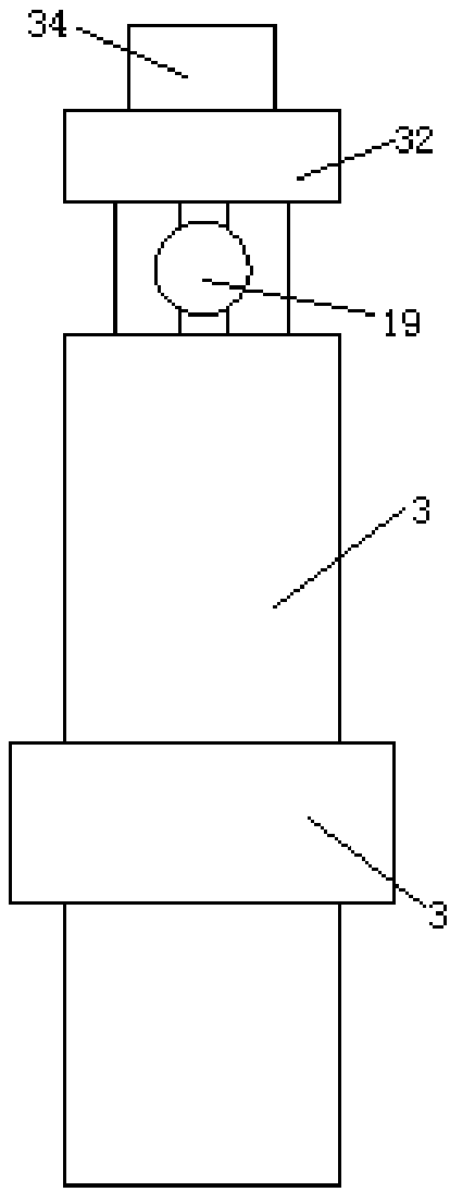 Gear end surface burr removing device