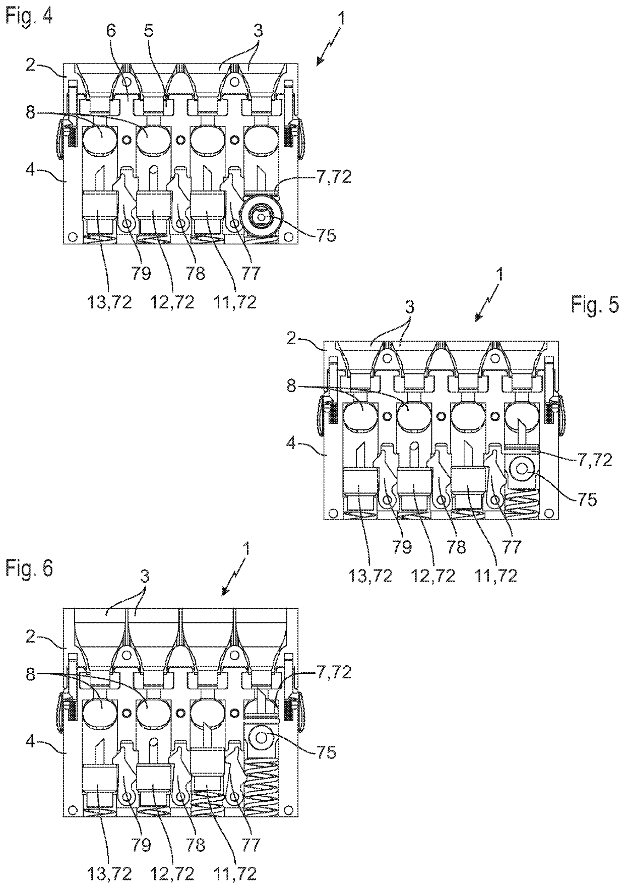 Flat inflation device