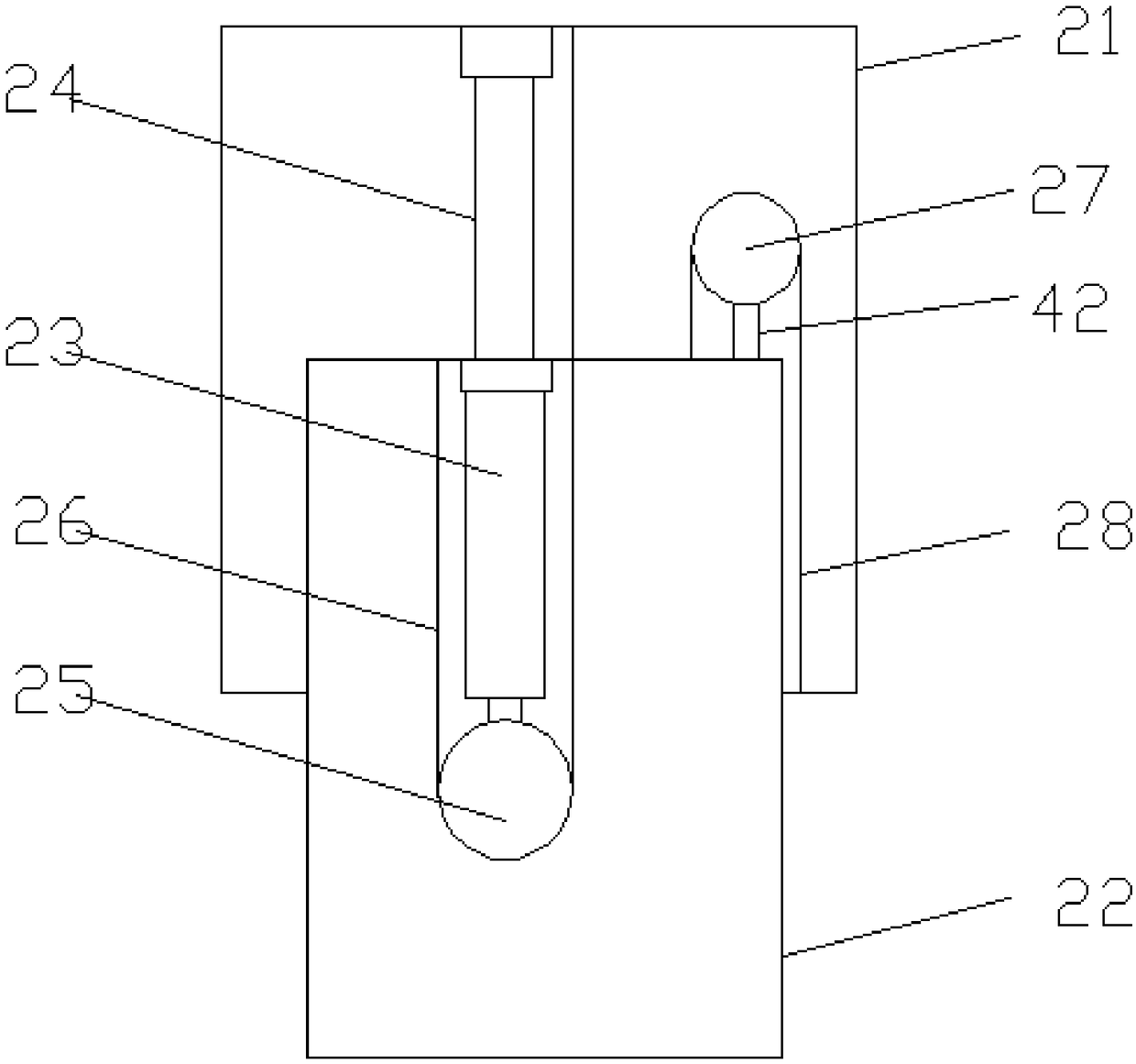 Road dust-suction cleaning device