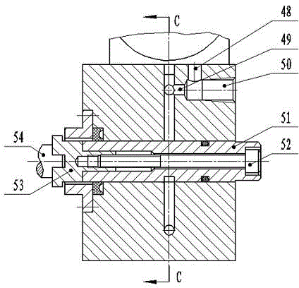 Online following diameter measurement method and device in following grinding