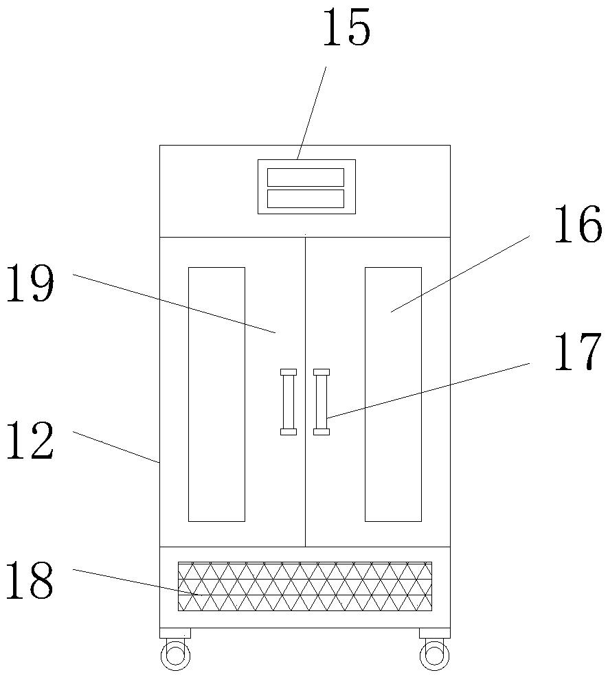 Storage device with metering function for storing seeds