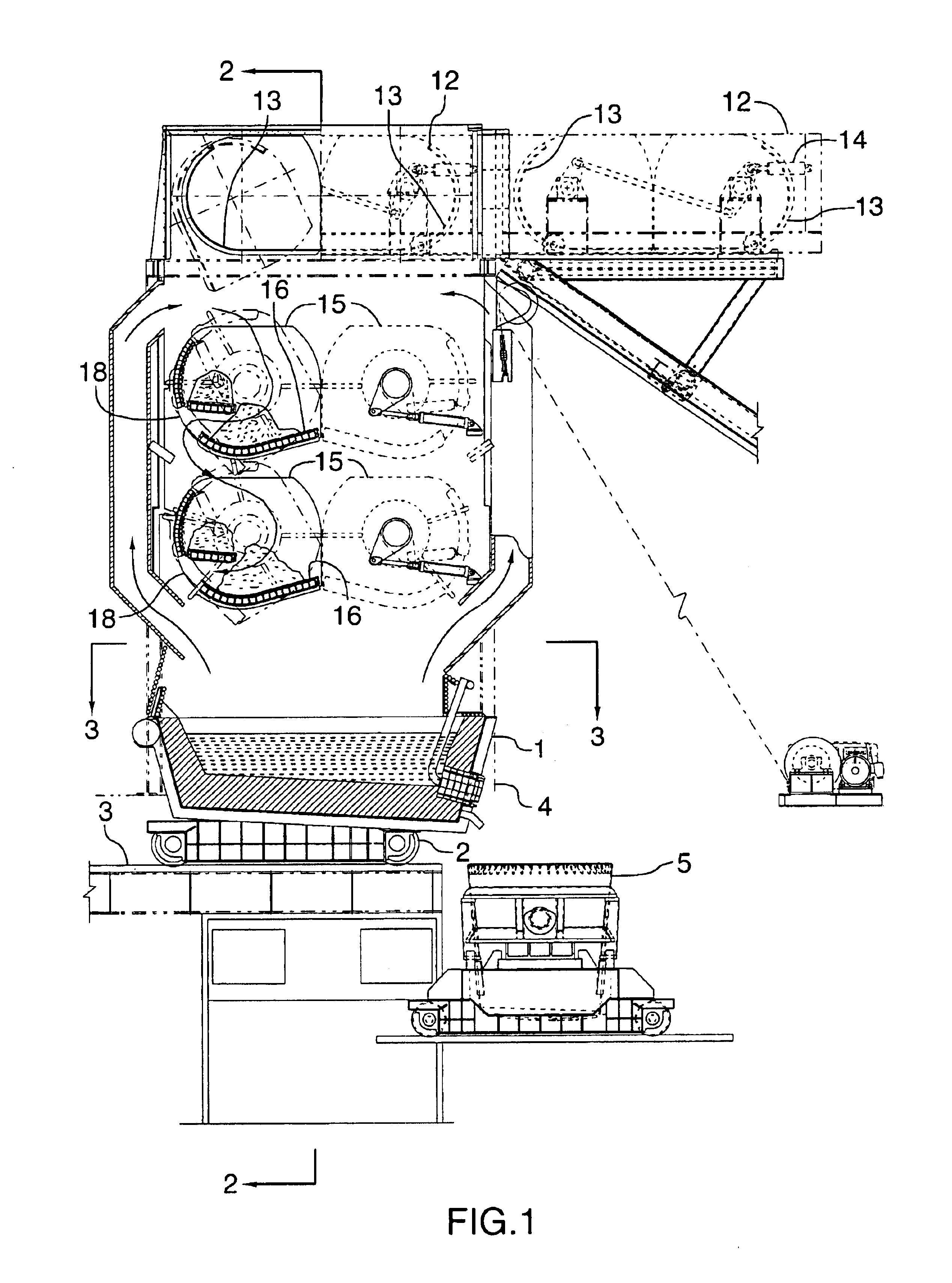 Metallurgical furnace with scrap metal preheater and dispenser