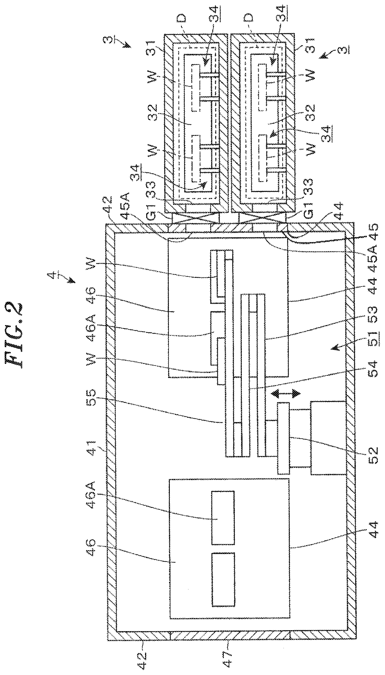 Vacuum transfer module and substrate processing apparatus