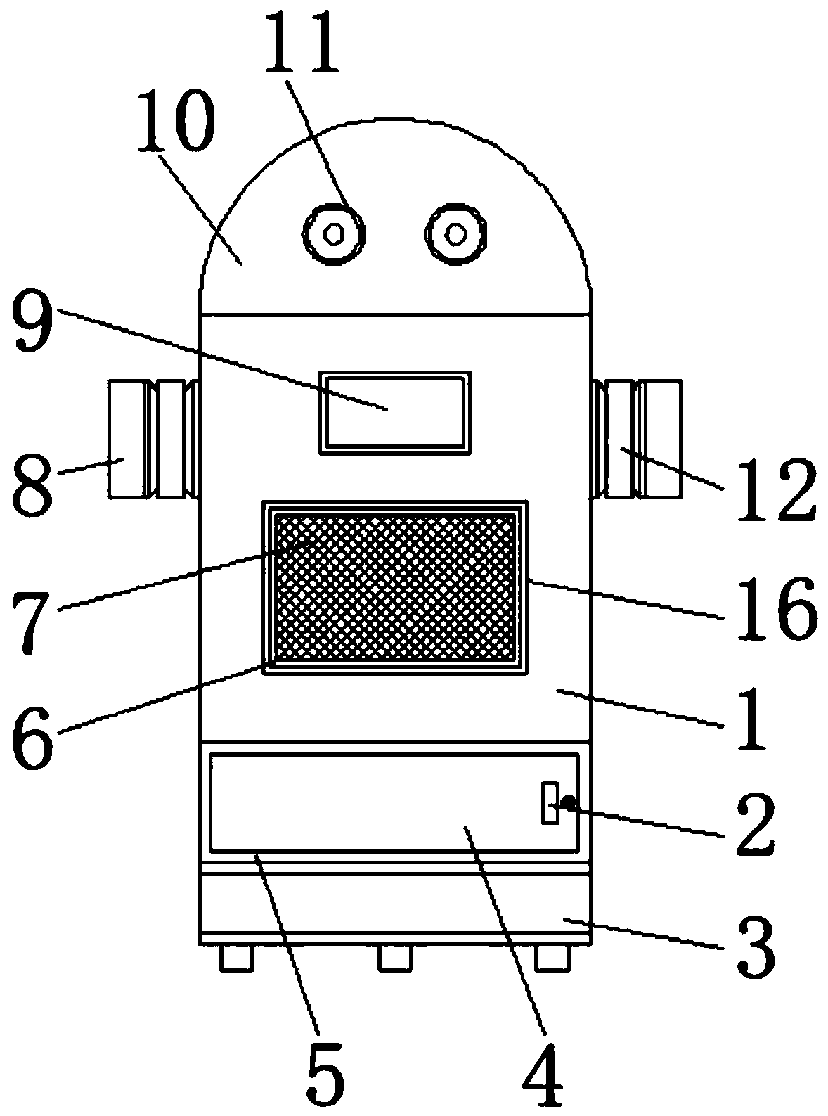 Indoor air purification robot and purification method thereof