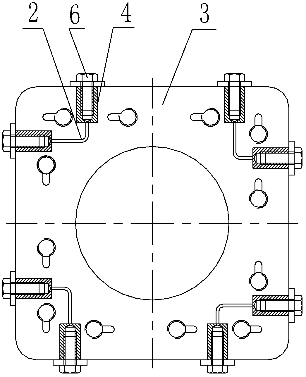 Multi-nut-seat assembled uplift pile