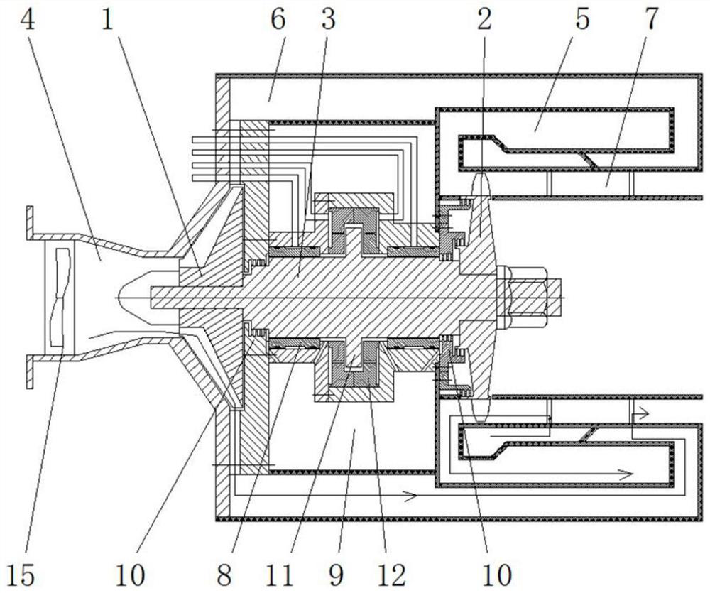 Air-blowing type micro gas turbine and starting method thereof