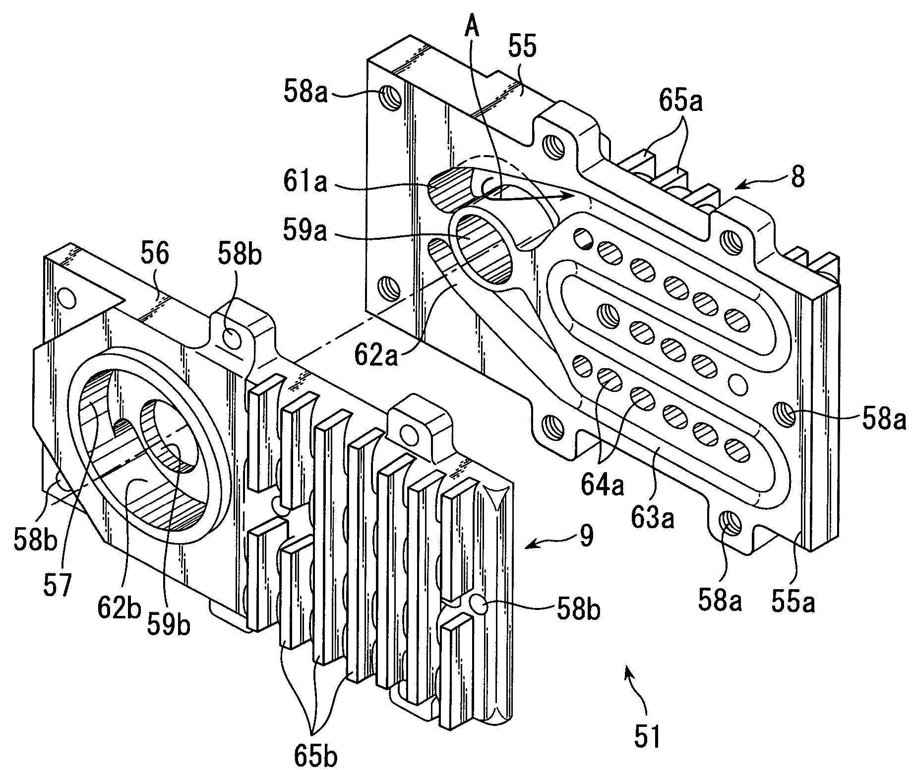 Oil cooling system of an air-cooled engine