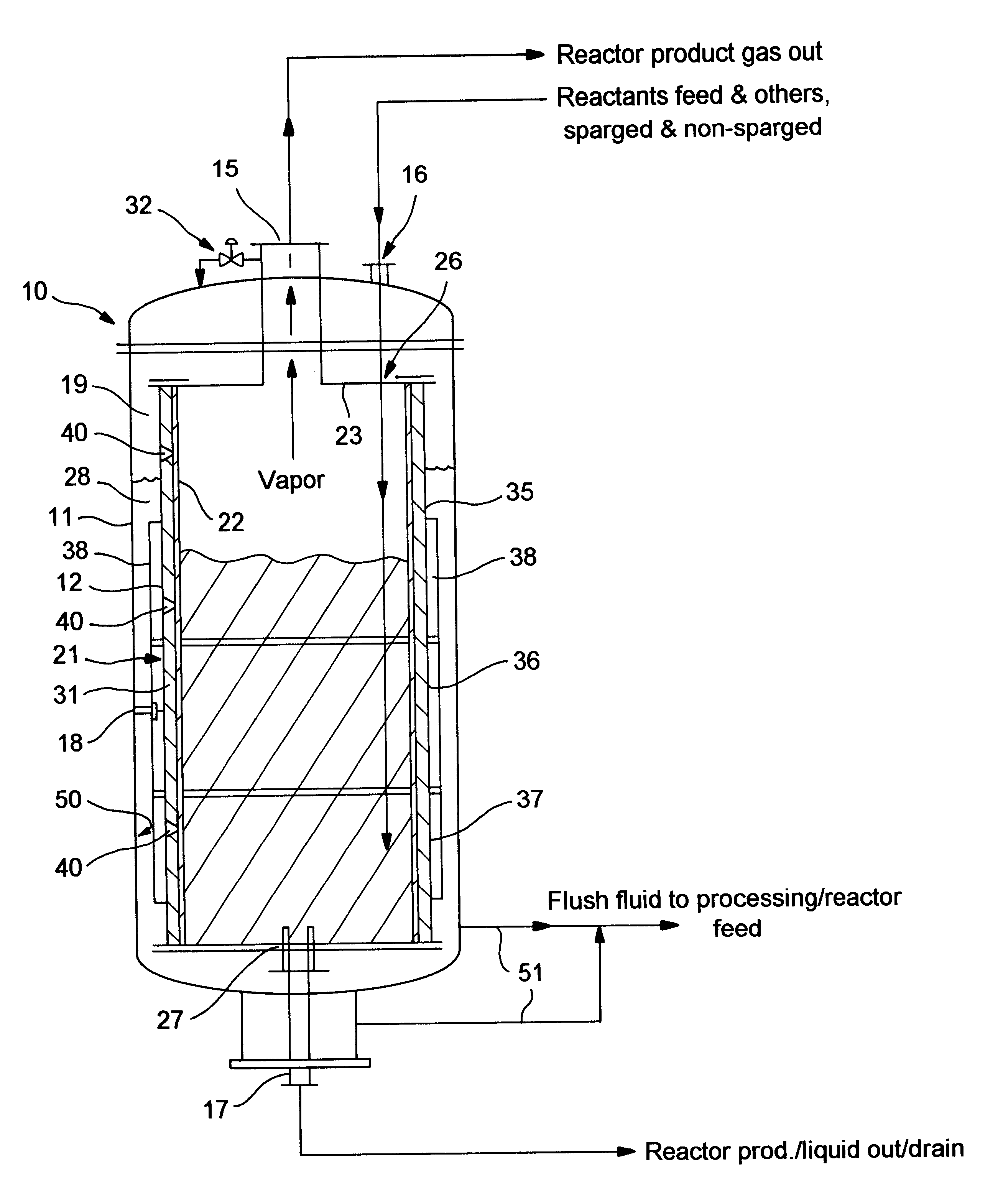 Fluoropolymer reactor with heat exchange jacket