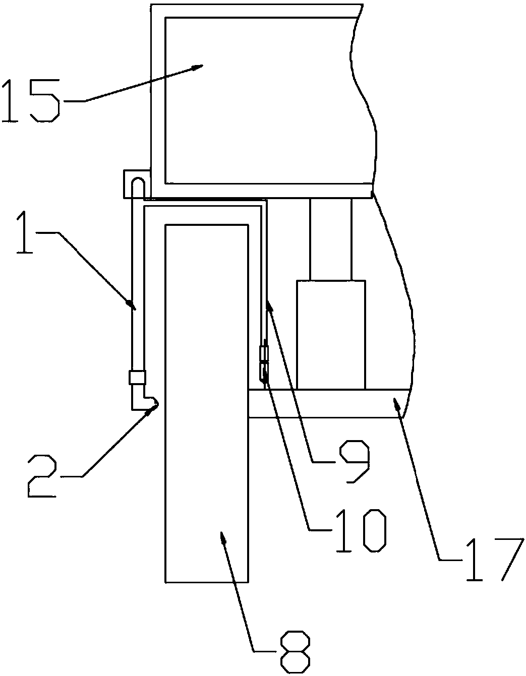 Brake heat-radiating and cooling device