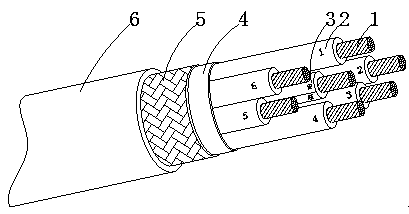 European standard reduced-size rail transit vehicle control bridging flexible cable