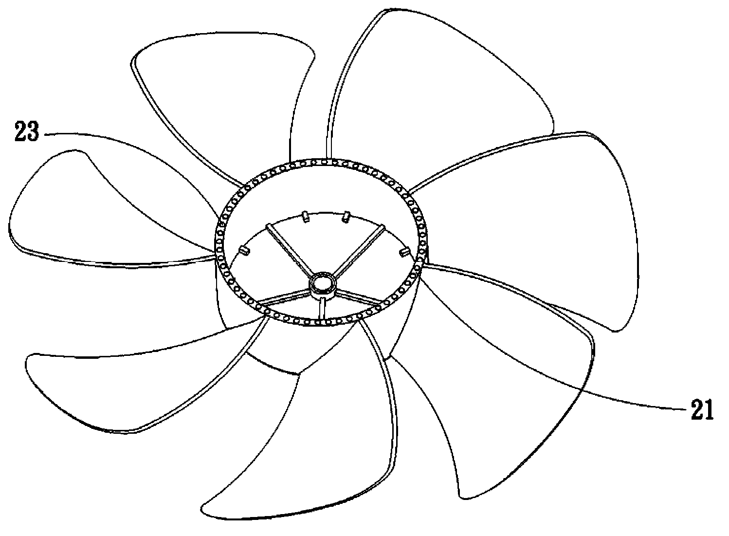 Fan blade balance correction method