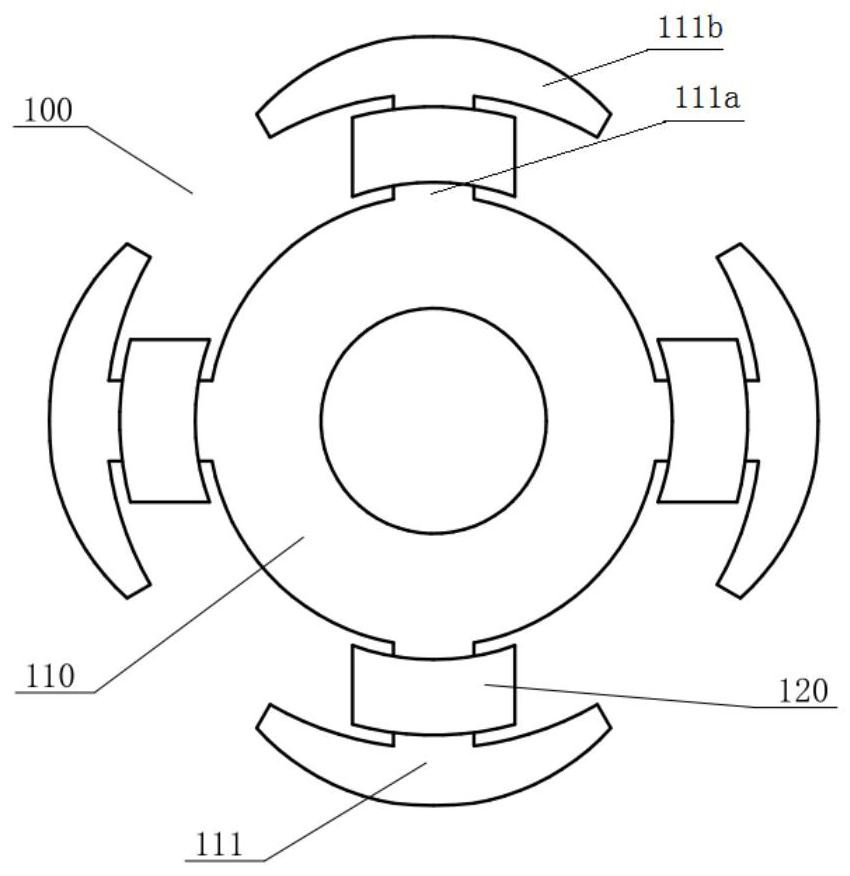Induction type rotor and switched reluctance motor