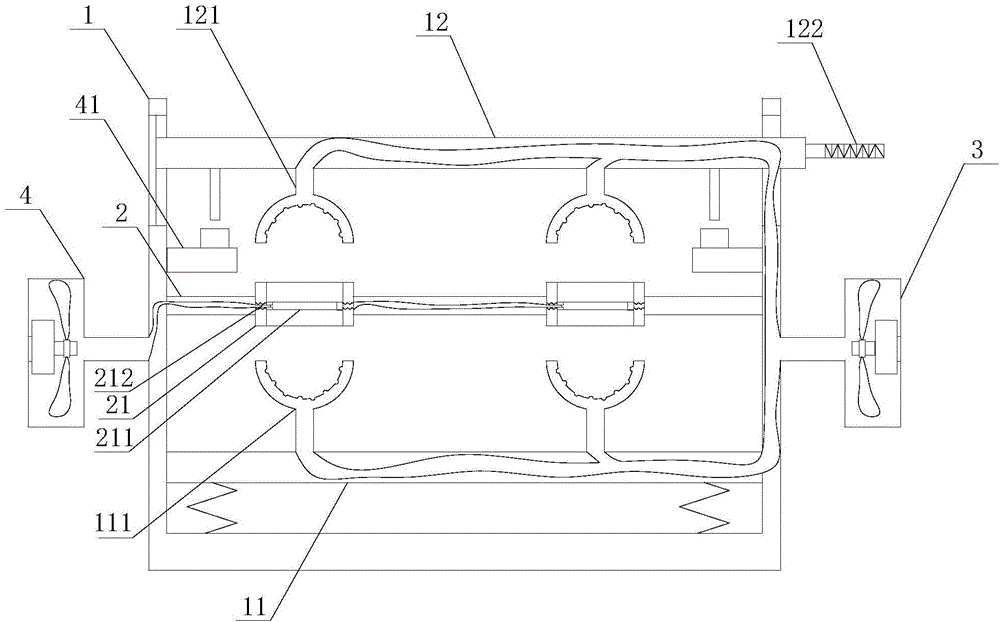 Egg shell removing device