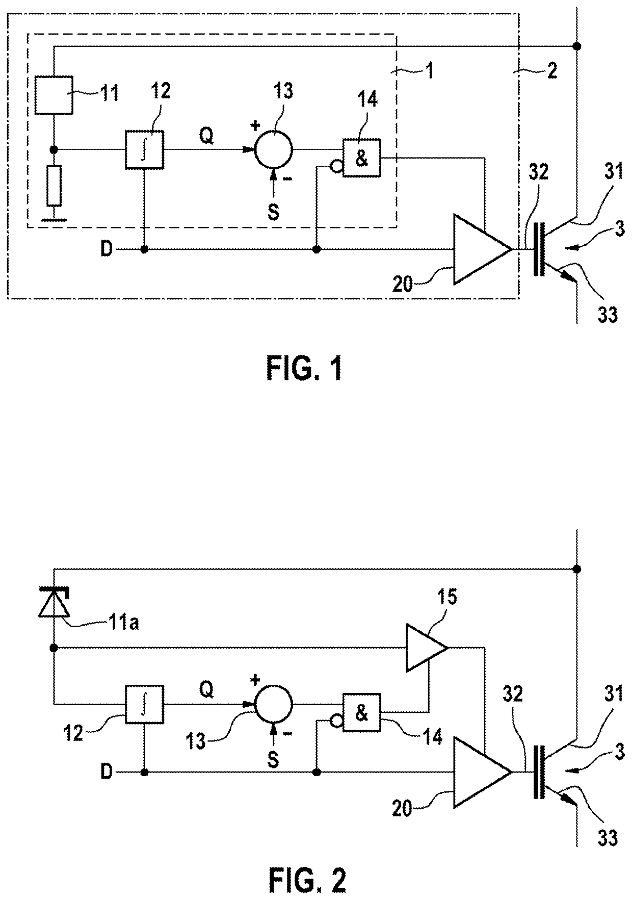 Protection device and control circuit for a semiconductor switch and method for controlling a semiconductor switch