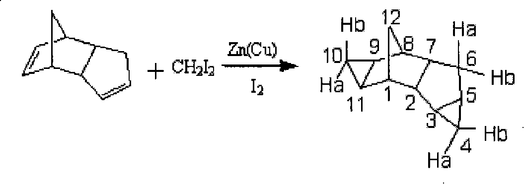 Method for synthesizing pentacyclo[6.3.1.0(2,7).0(3,5).0(9,11)]dodecane