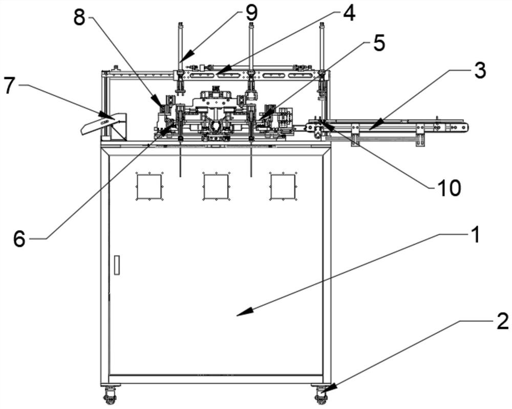 Full-automatic inductance crochet needle machine