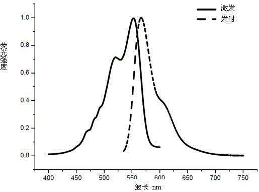 Trimethyl cyanine fluorescence probe used for protein labeling and synthetic method thereof