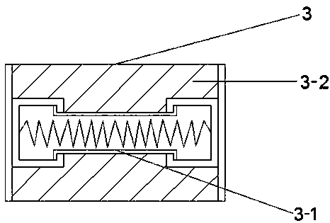 Multi-stage buffering highway barrier structure