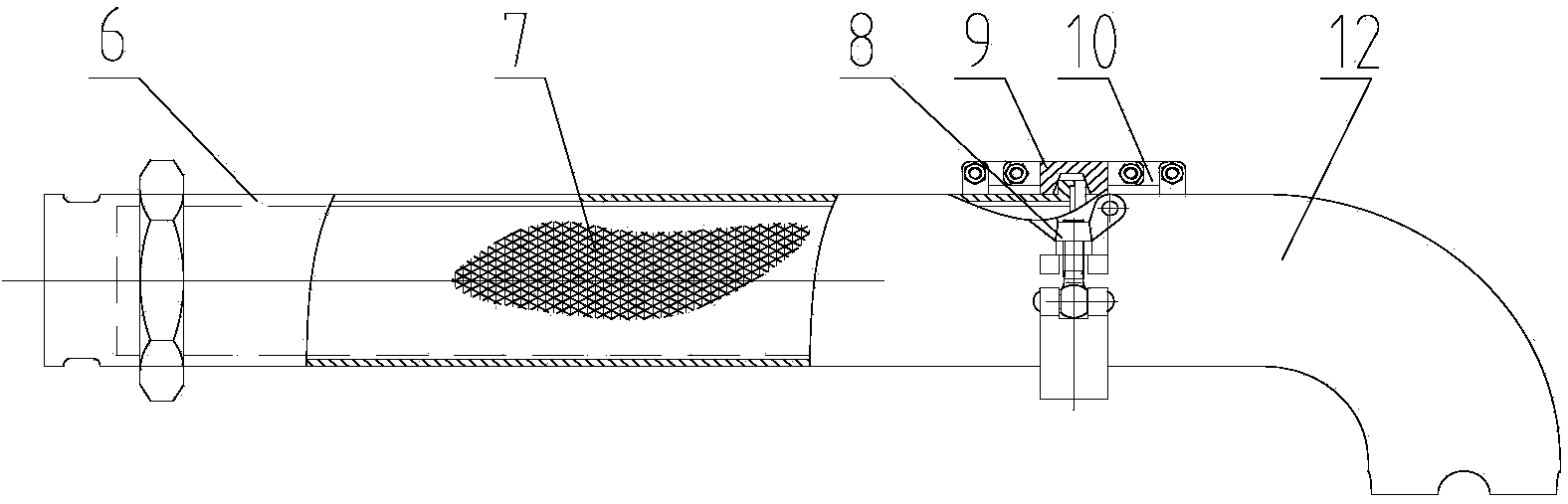 Underwater foreign matter fishing device