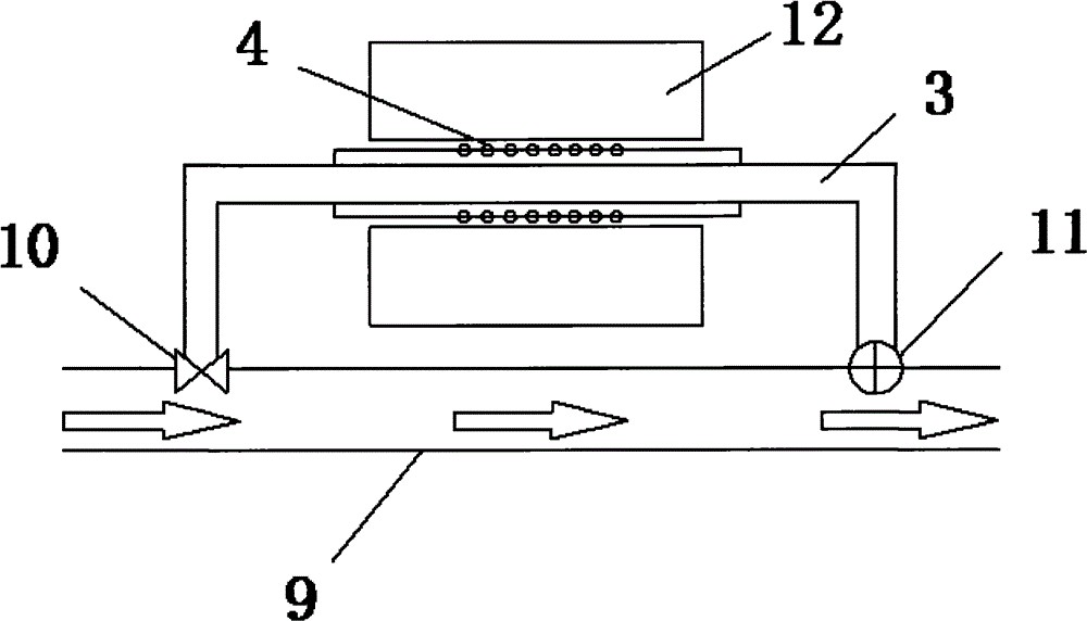 Online nuclear magnetic resonance type analysis and detection device of oil content of drilling fluid