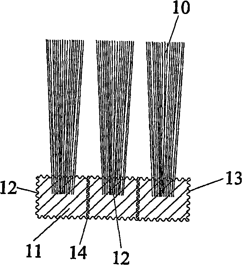 Roller brush and method for production thereof