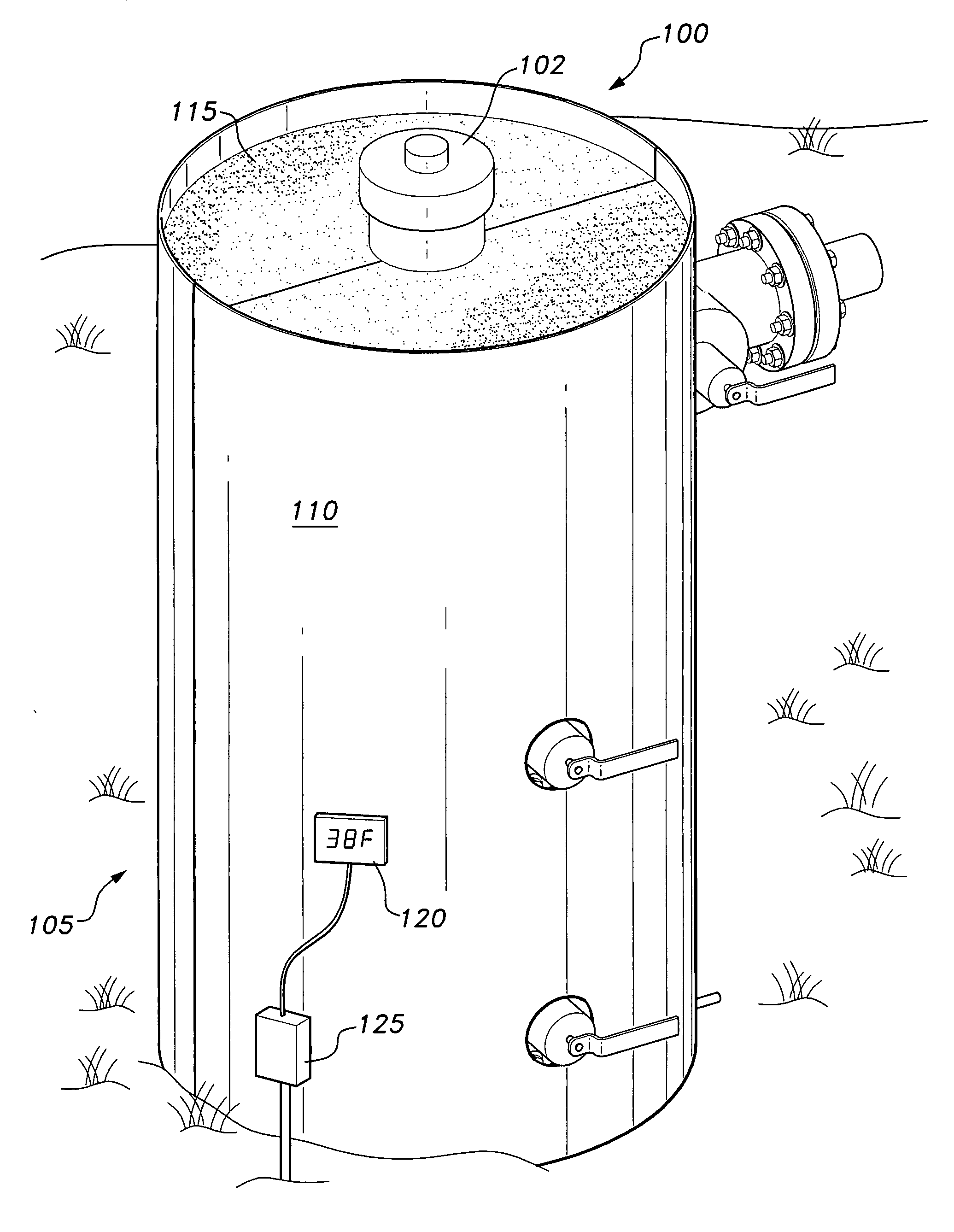 Well head valve insulator