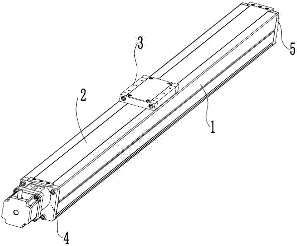 Sealed linear module and manufacturing method thereof