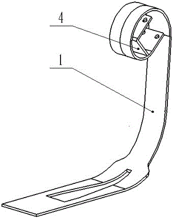 Press stem disc cutting, furrowing and sowing single body