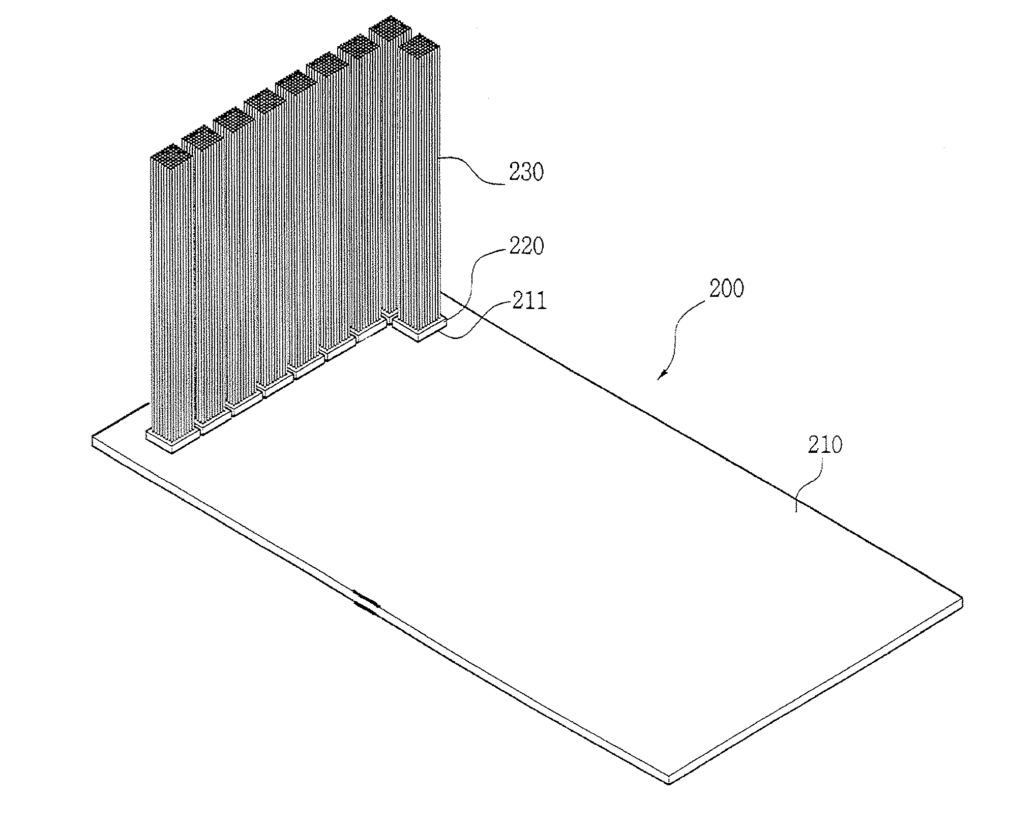 Connecting unit to test semiconductor chips and apparatus to test semiconductor chips having the same