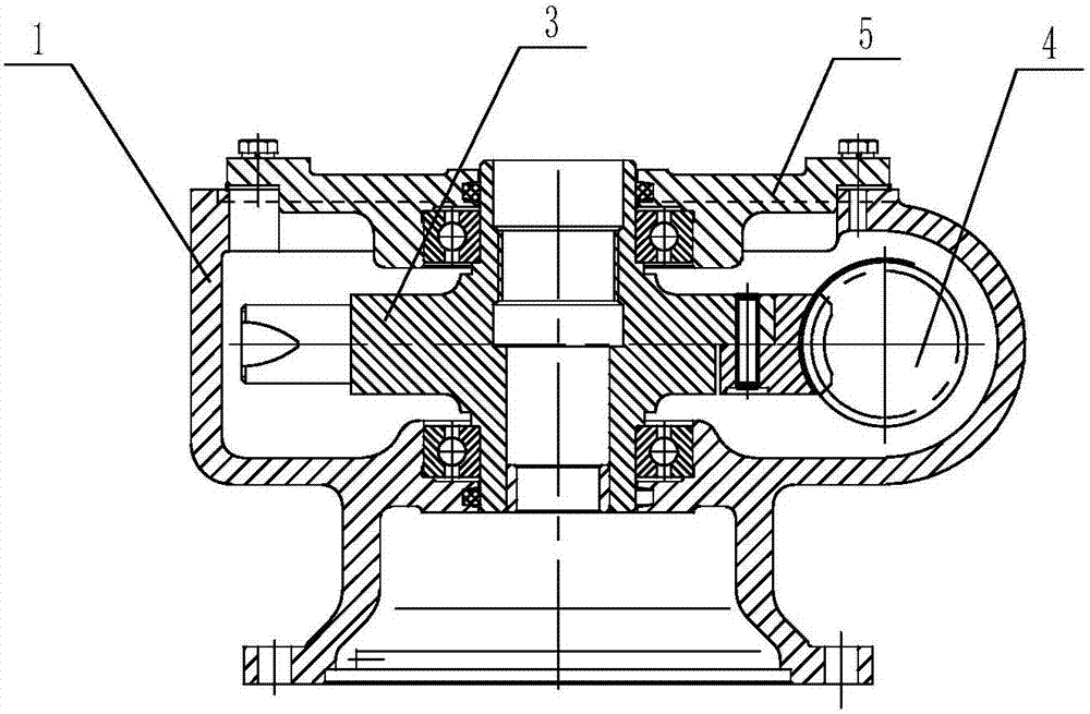 Worm gear structure concurrently serving as limiting mechanism