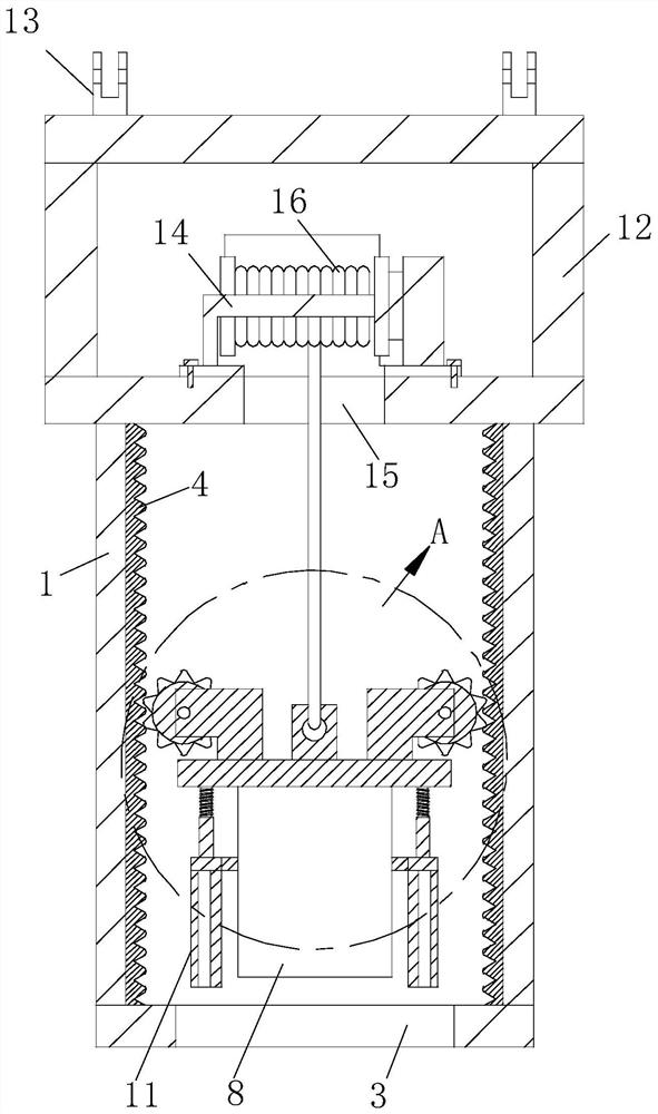 Piling device for building constructional engineering foundation