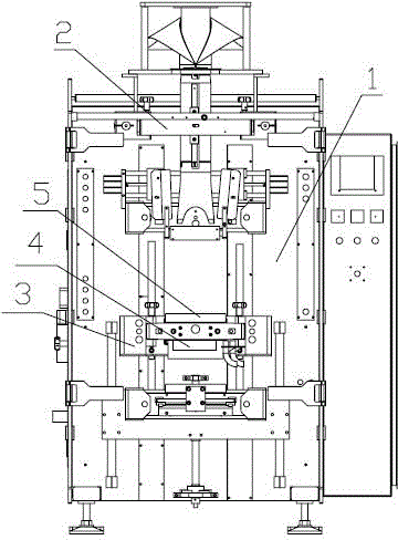 Upright packaging machine