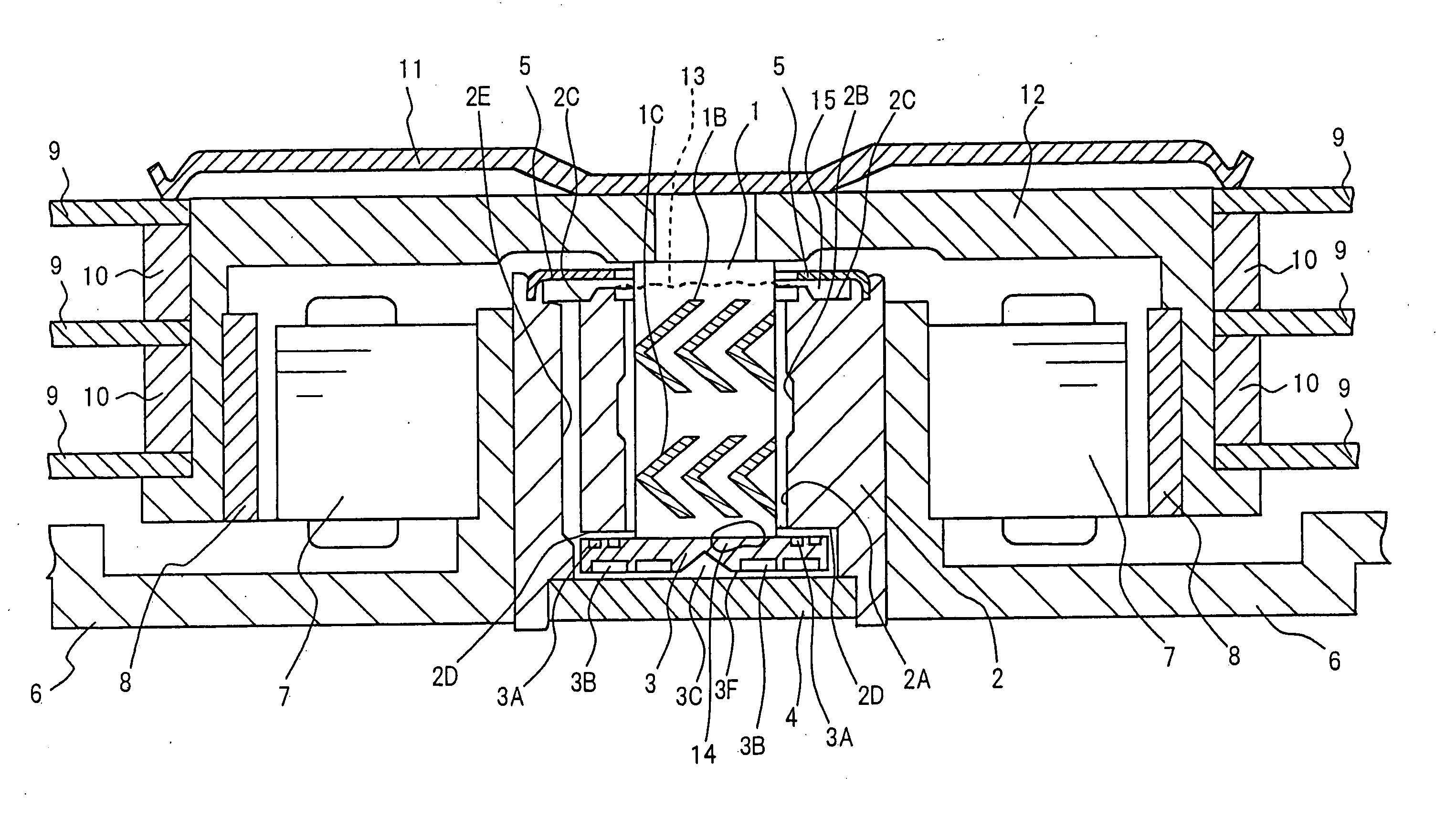 Hydrodynamic bearing device and disk rotating apparatus