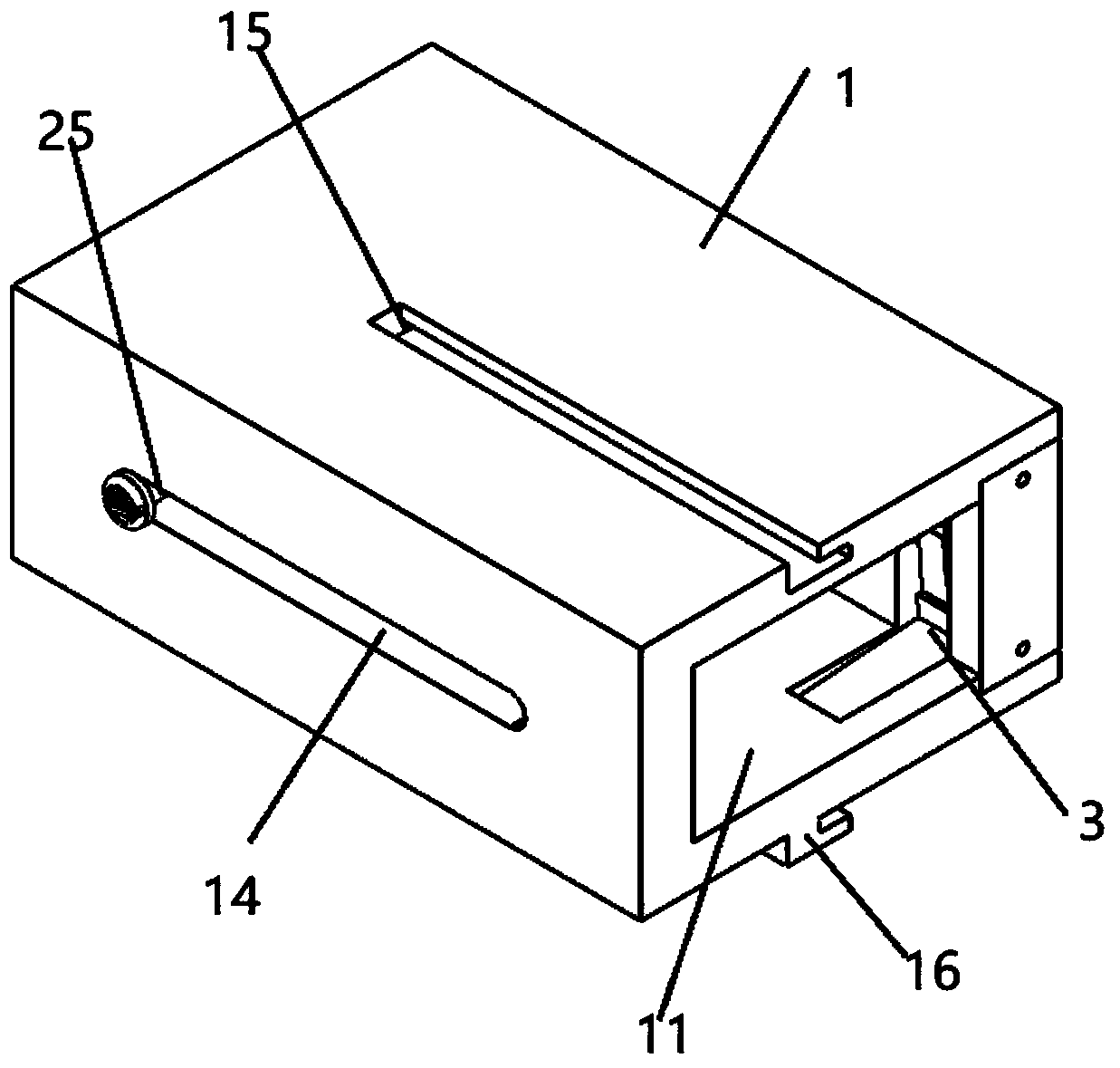 Detachable vertical type soap box