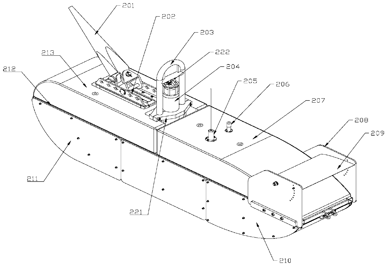 An underwater towed high-precision gravity and magnetic detection system and method