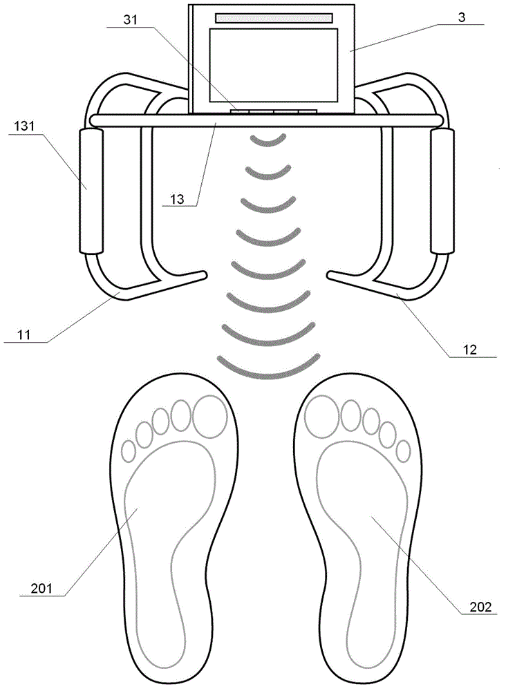 Force measuring walking aid