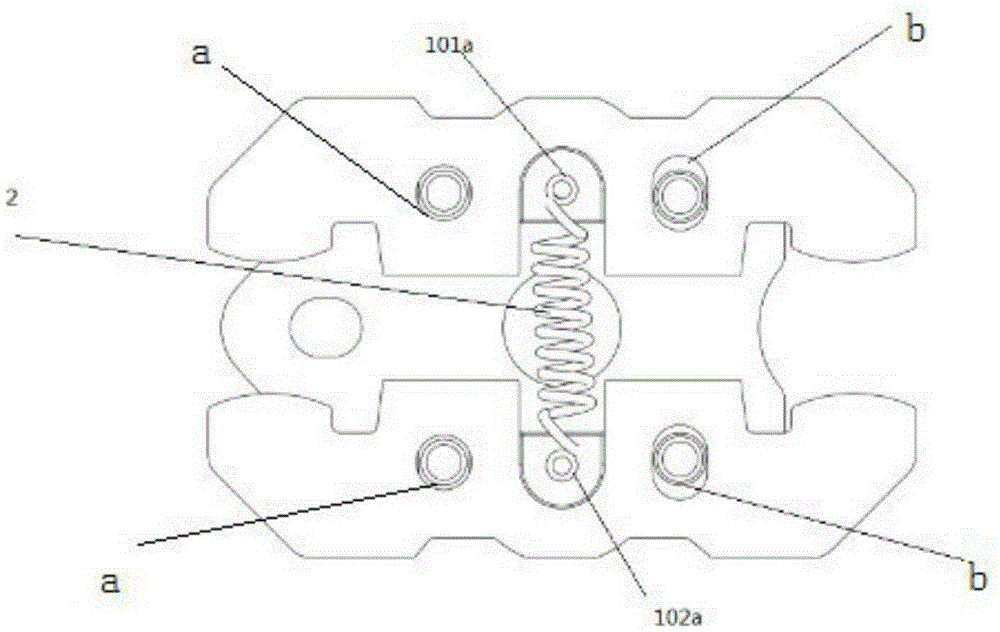 Drawer type circuit breaker busbar electrical connection structure