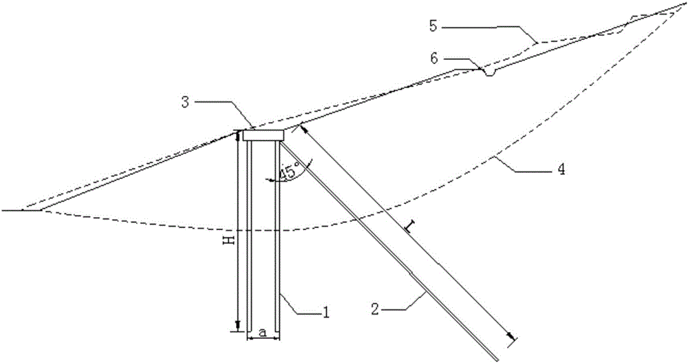 Design method for composite retaining structure