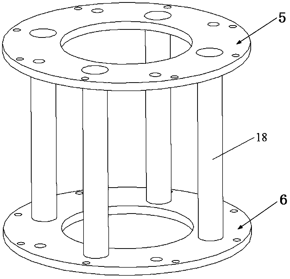 Device and method for adjusting and positioning reflector antenna
