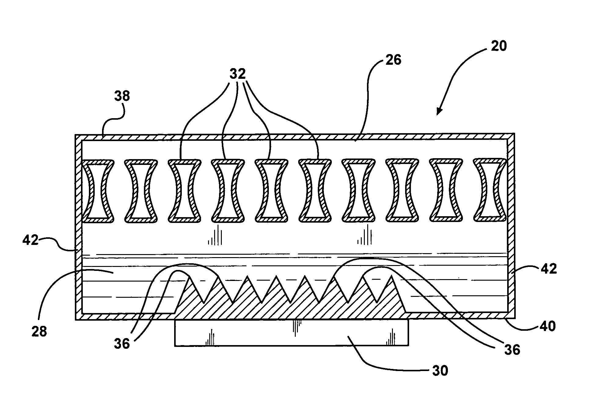 Liquid cooled thermosiphon with flexible coolant tubes