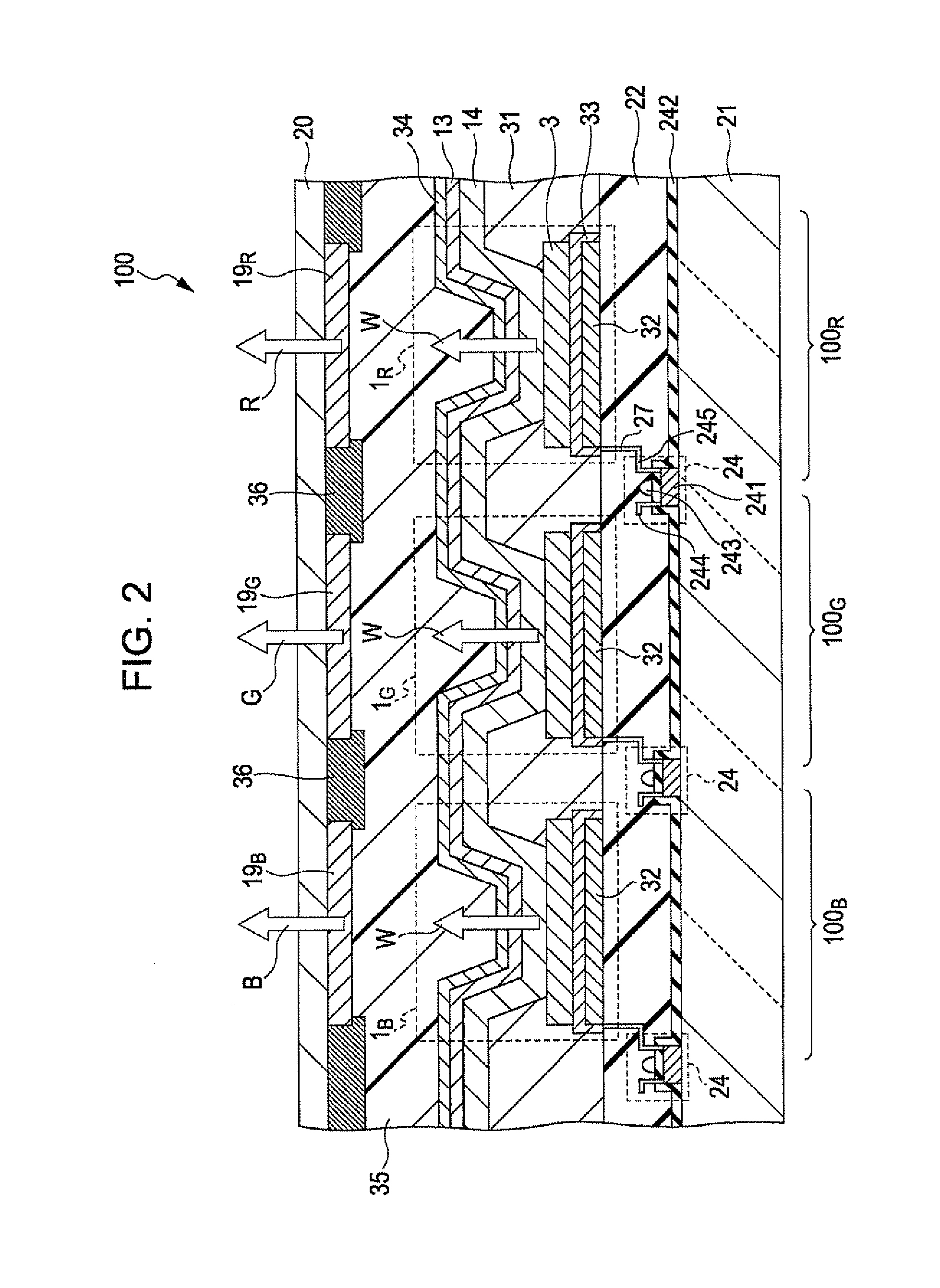 Light emitting element, light emitting device, display, and electronic device