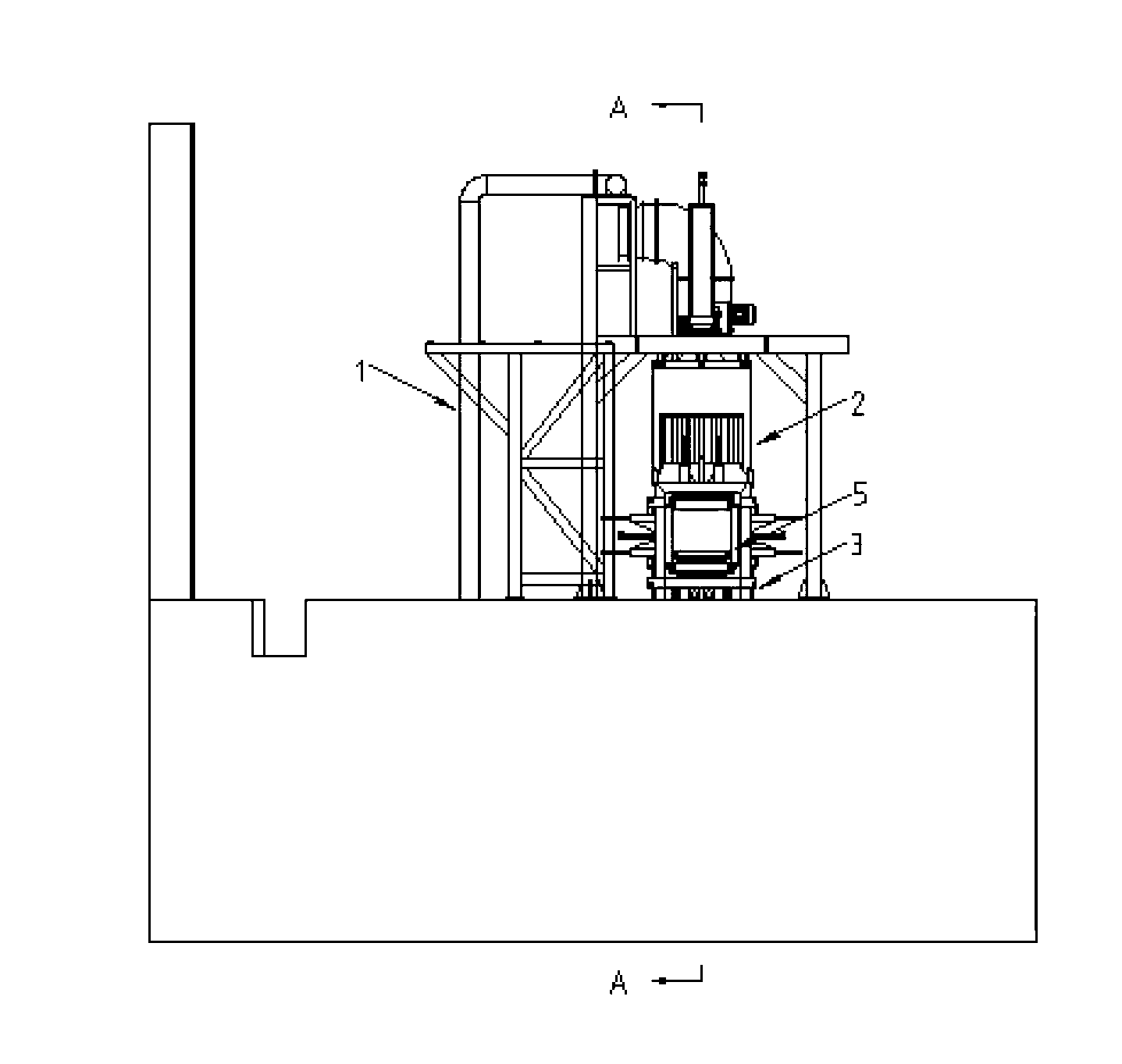 Aluminum section online combined quenching apparatus