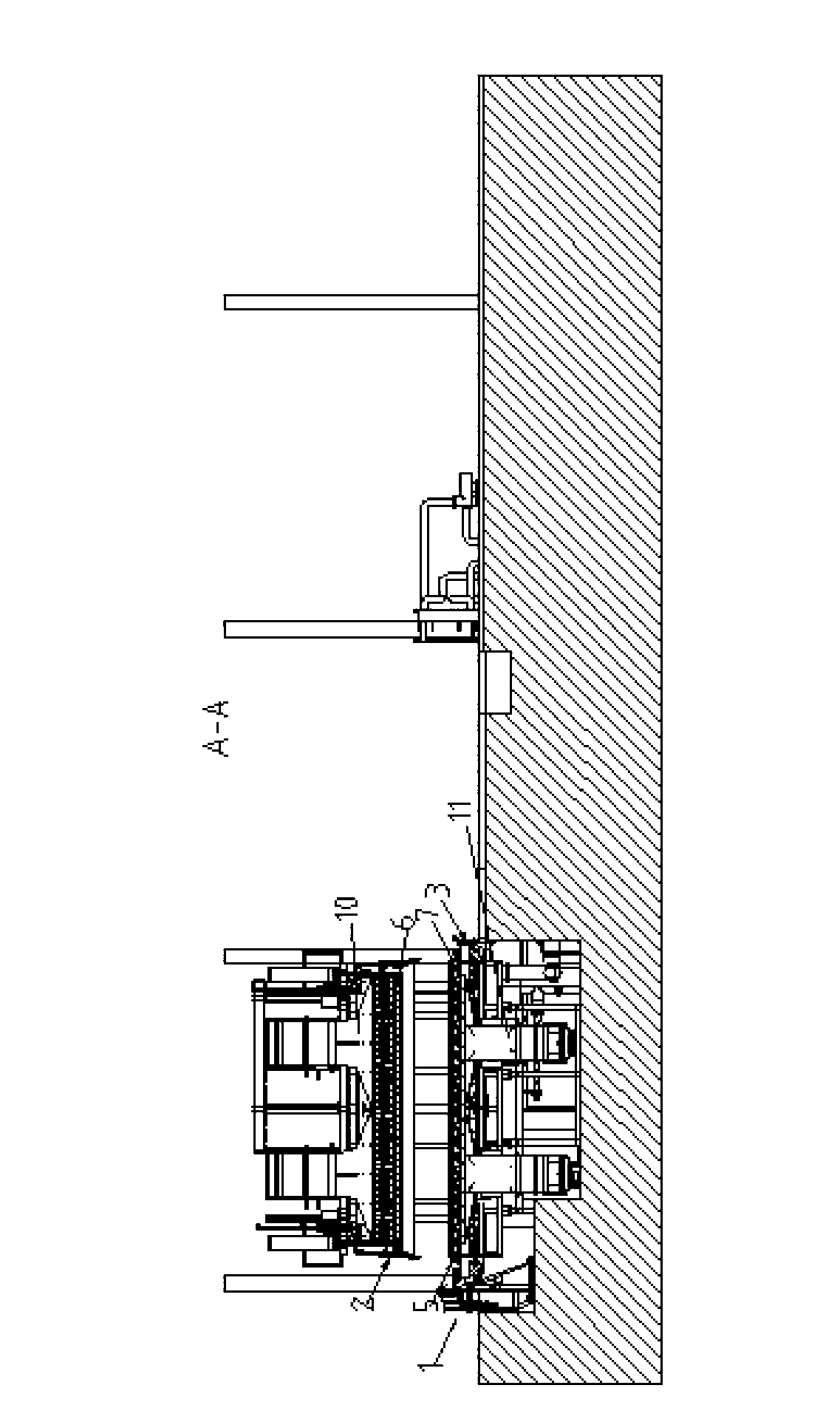 Aluminum section online combined quenching apparatus