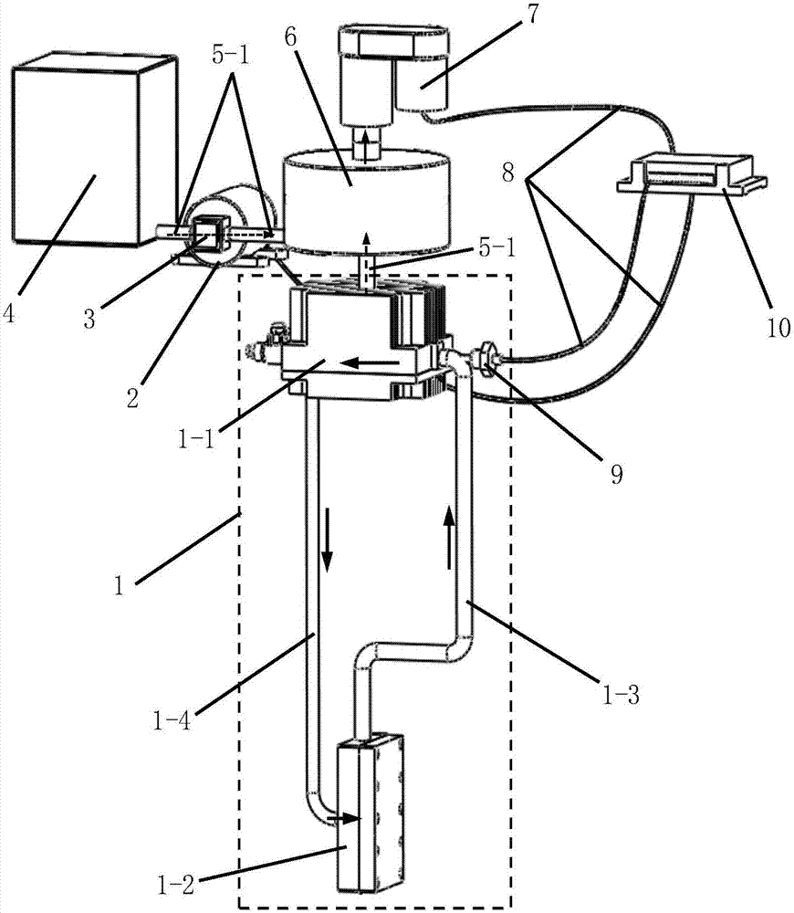 Variable volume condenser for capillary pumped loop
